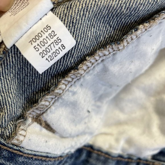 Children's Place Boys Classic Blue Jean Denim Jacket Size Medium 7 8 Button up - Picture 4 of 7